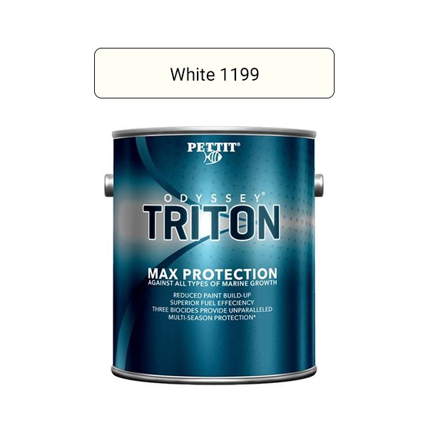 Pettit Odyssey Triton Antifouling Ablative Bottom Paint White 1199G