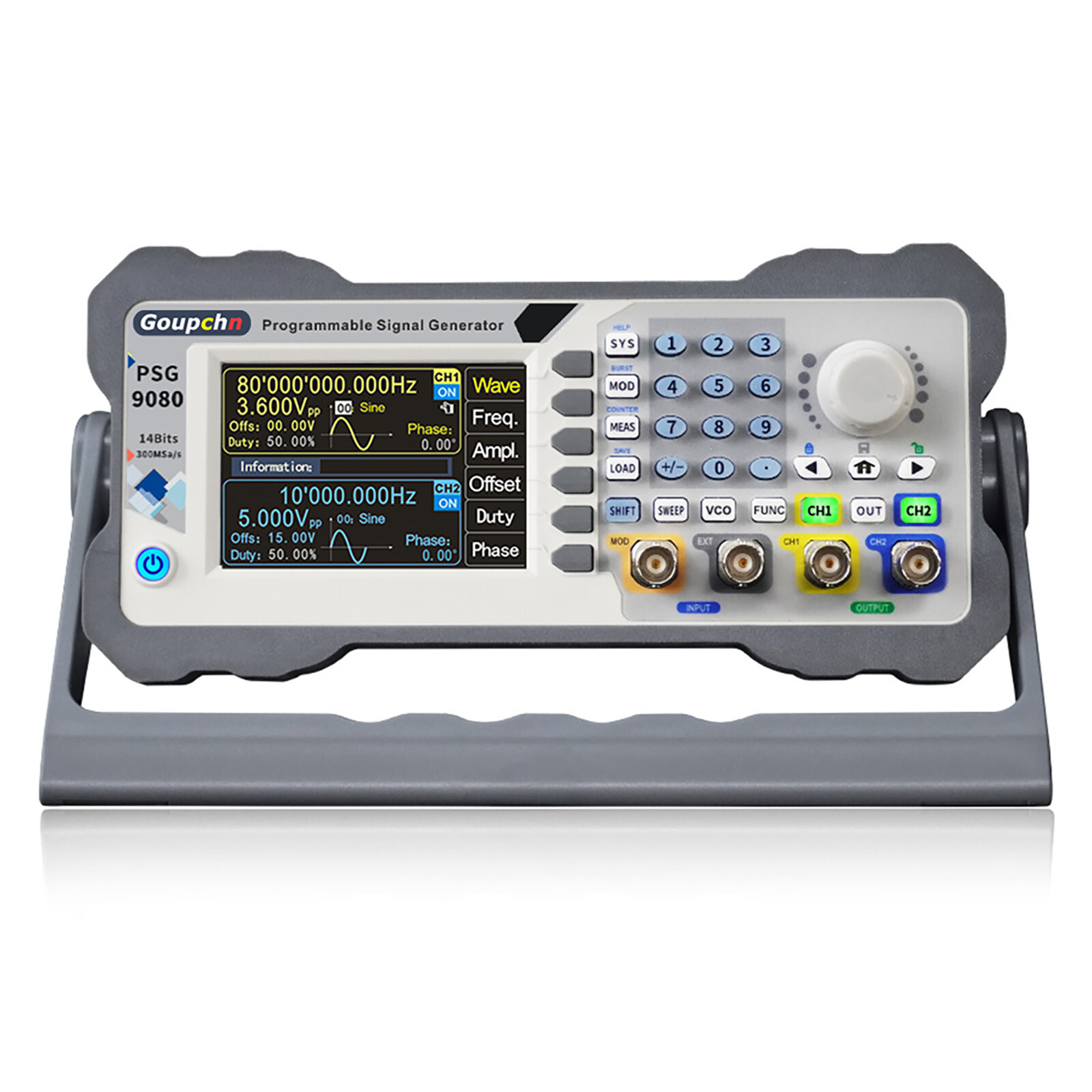 Programmable Signal Generator Dual Channel Arbitrary Waveform Frequency 60/80MHz