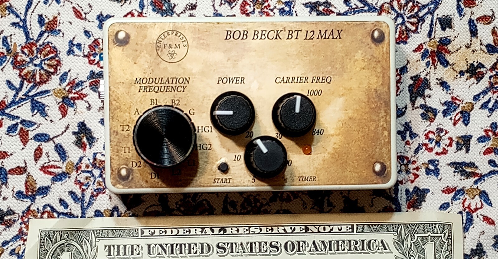 BT-12 MAX BOB BECK CES DEVICE COVERS FULL BRAINWAVE SPECTRUM