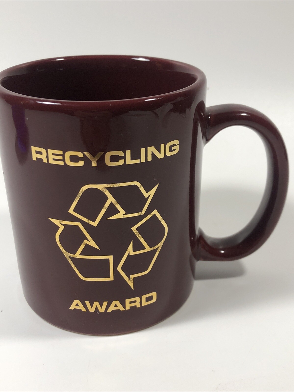 Cray Research Inc. Supercomputer Coffee Mug D Red Ceramic Recycling Award