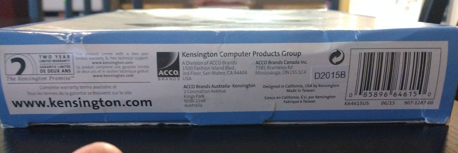 Kensington Desktop and Peripherals Locking Kit - K64615US