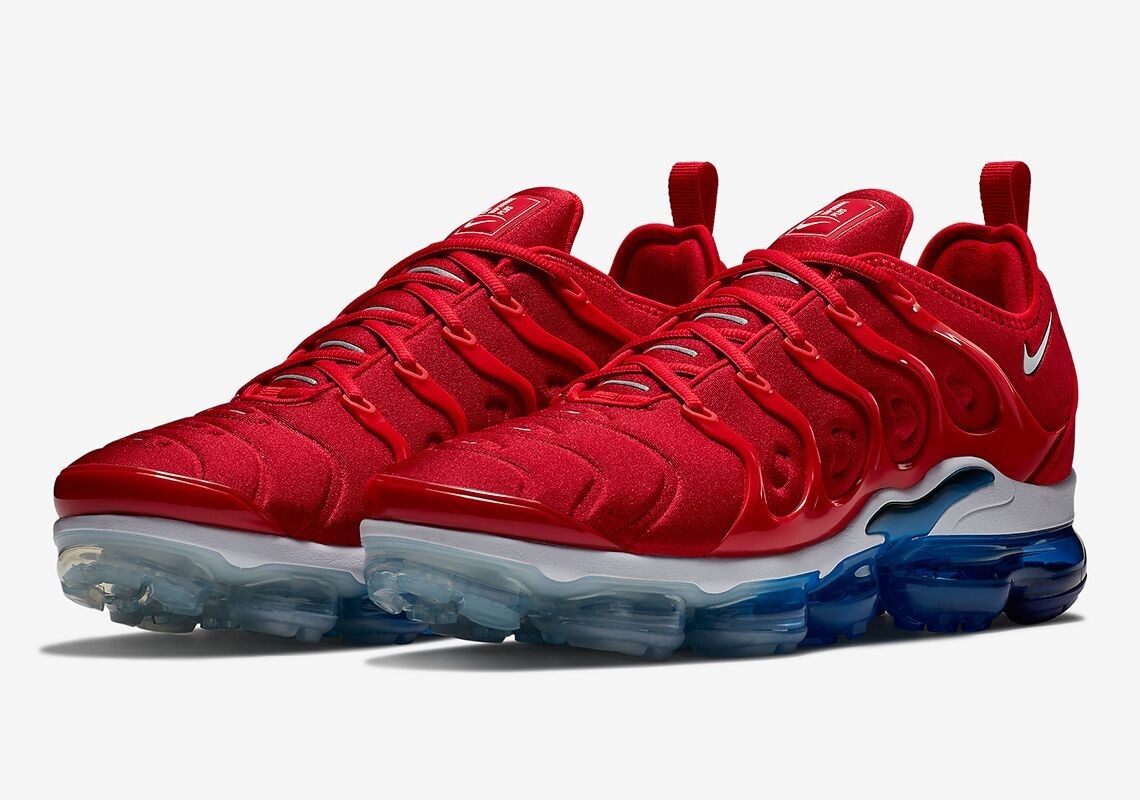 Nike Air VaporMax Plus Tn Red Blue Men's shoes Free Shipping