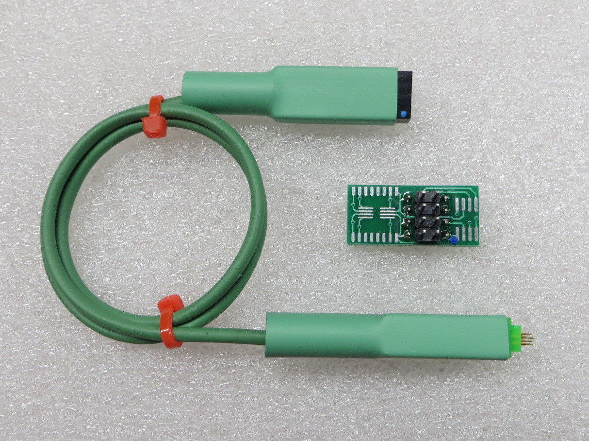 TSSOP8 spring loaded pogo adapter for in-circuit EEPROM programming