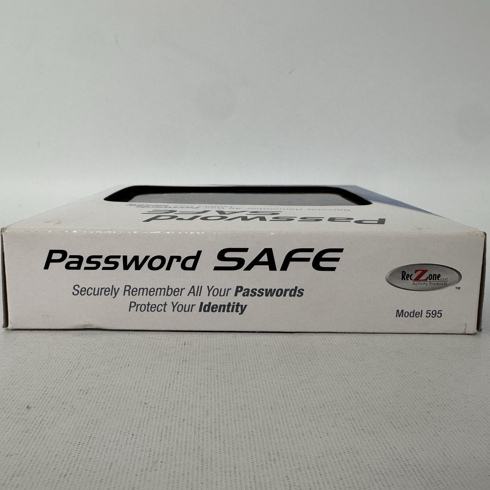 RecZone Password Safe Model 595 Secure Vault Password Organizer Remember NEW NIB
