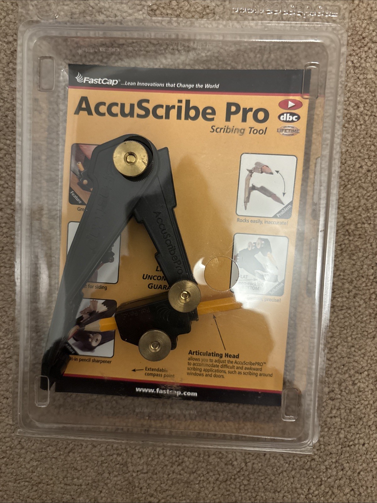 FastCap ACCUSCRIBE PRO Accuscribe Scribing Tool Drafting & Craft