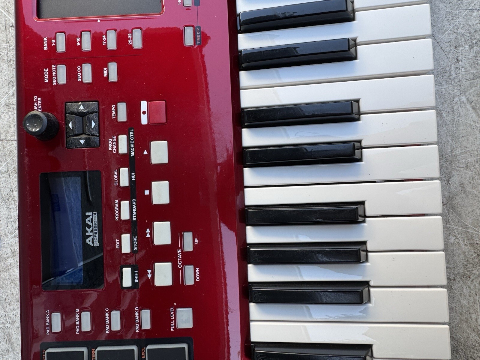 Akai Professional MAX49 USB/MIDI/CV Keyboard Controller with Touch Faders