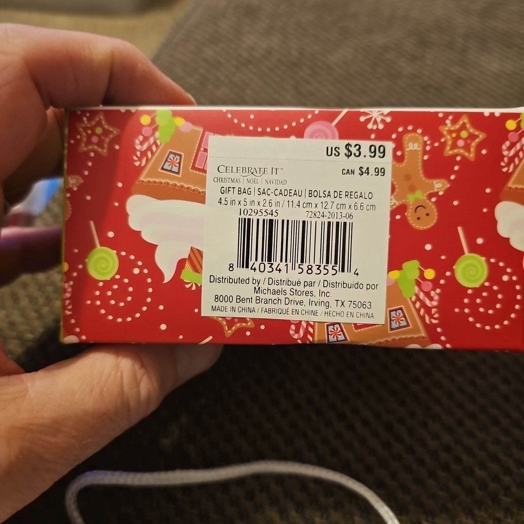 6 Small Christmas Boxes/ Packages All New