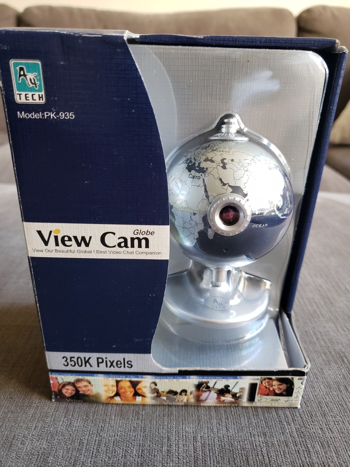Vintage Y2K Computer Web Camera - Globe Design - Brand New Sealed!!