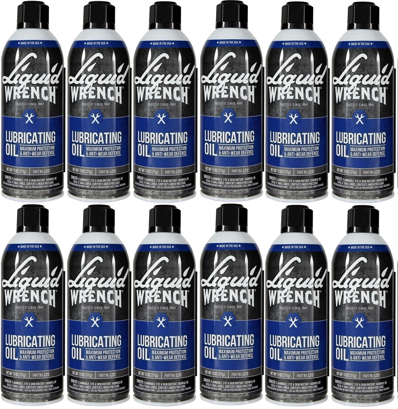 Liquid Wrench L212 11 Ounce Lubricating Oil Aerosol  Spray - Pack of 12