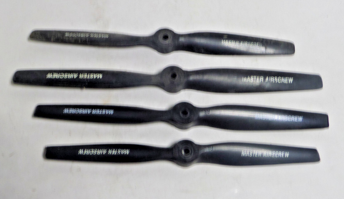 4x Propellers Master Airscrew 9"/10" /11"  airplane model