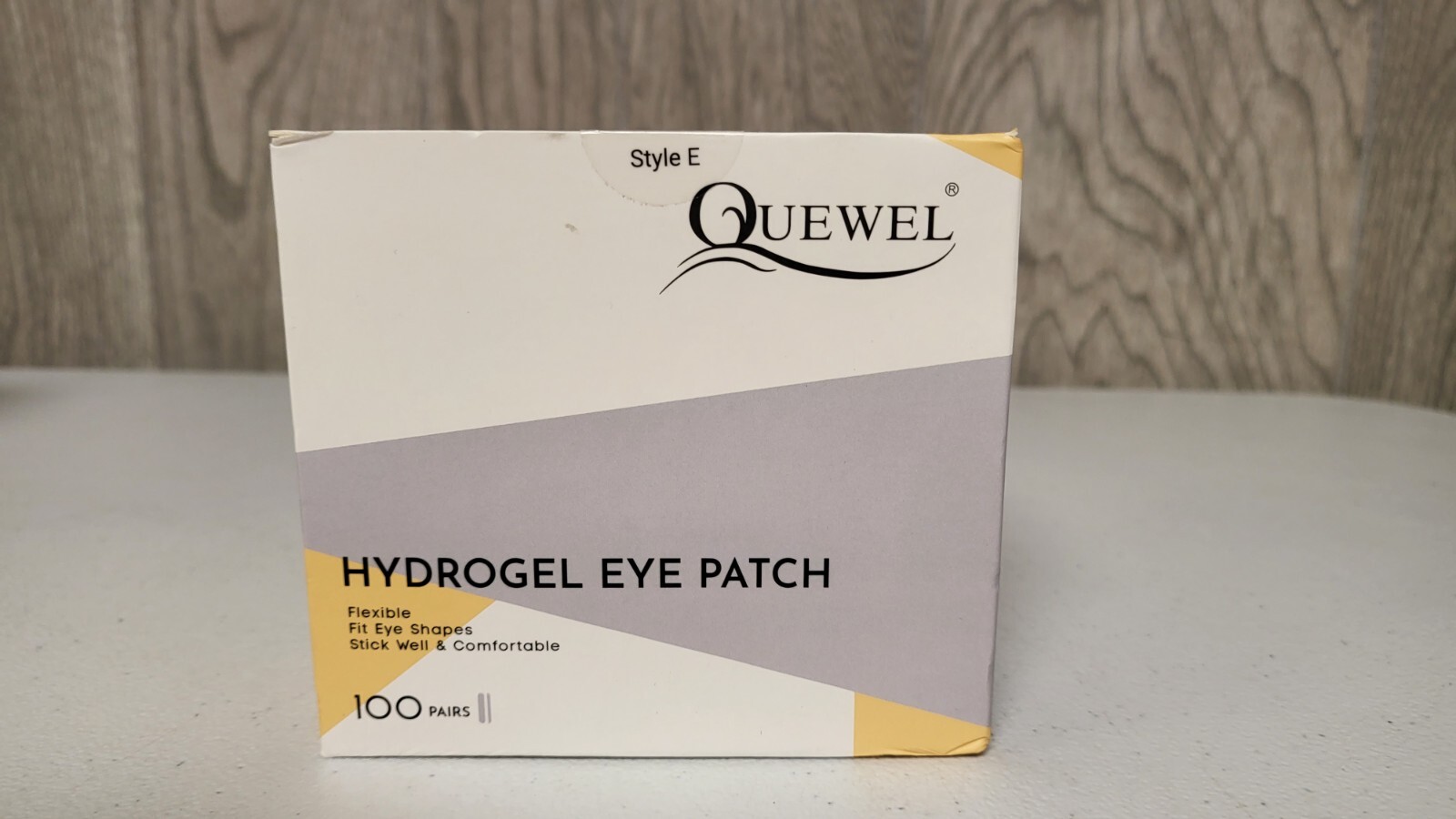 Quewel Hydrogel Eyepatch Eyepads Eyelash Extensions Style E 100 PAIRS Undereye