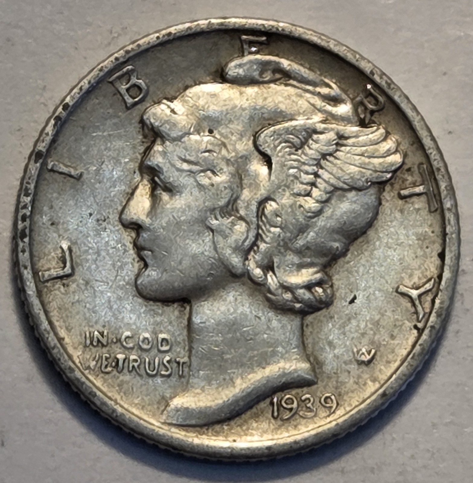 #2 Nicer Low Mintage "extremely fine++" 1939 S Winged Liberty Head Mercury Dime