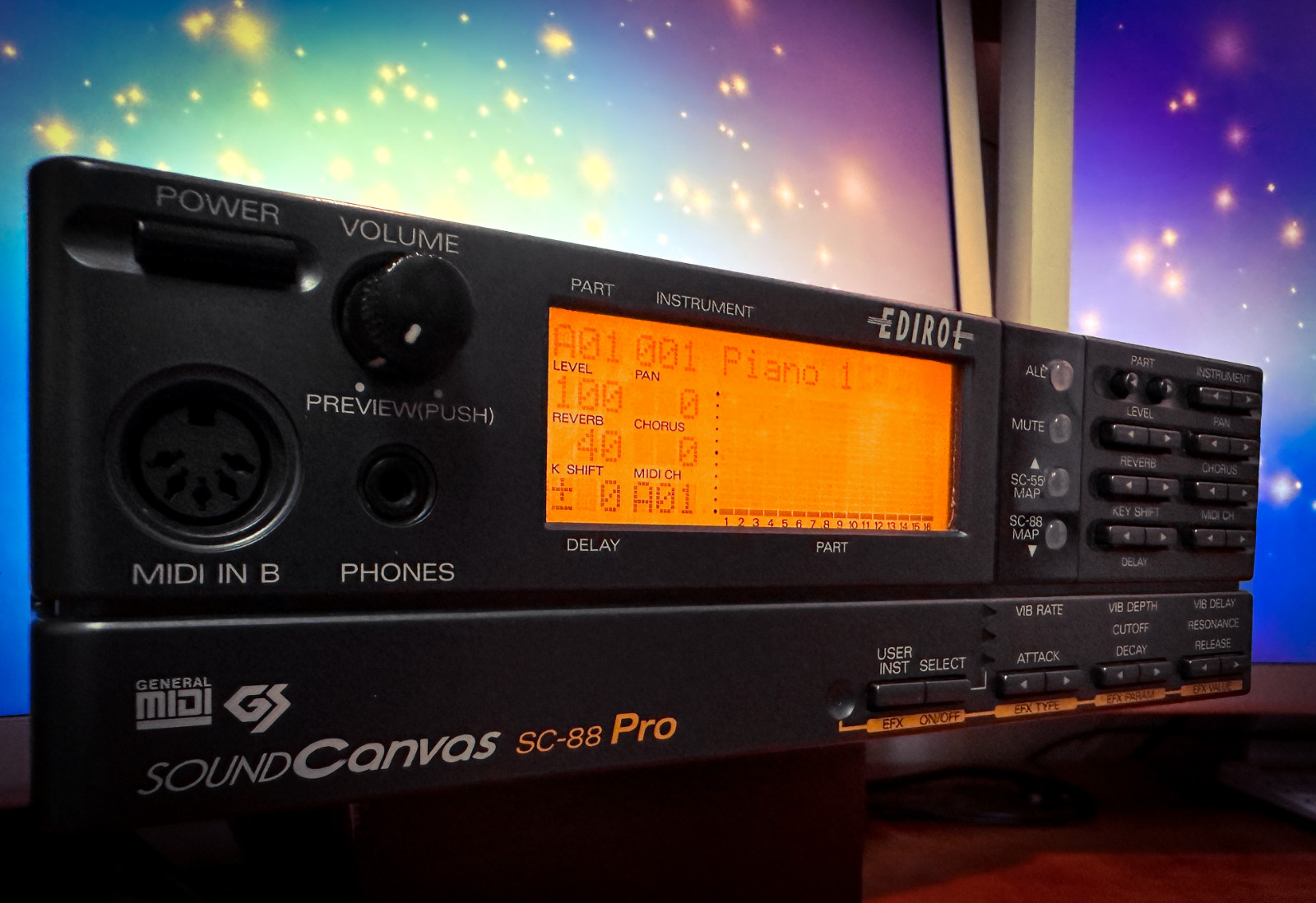 ROLAND SC88PRO 🌈RaRe🌈 Pc Retro Games General Midi GS Module