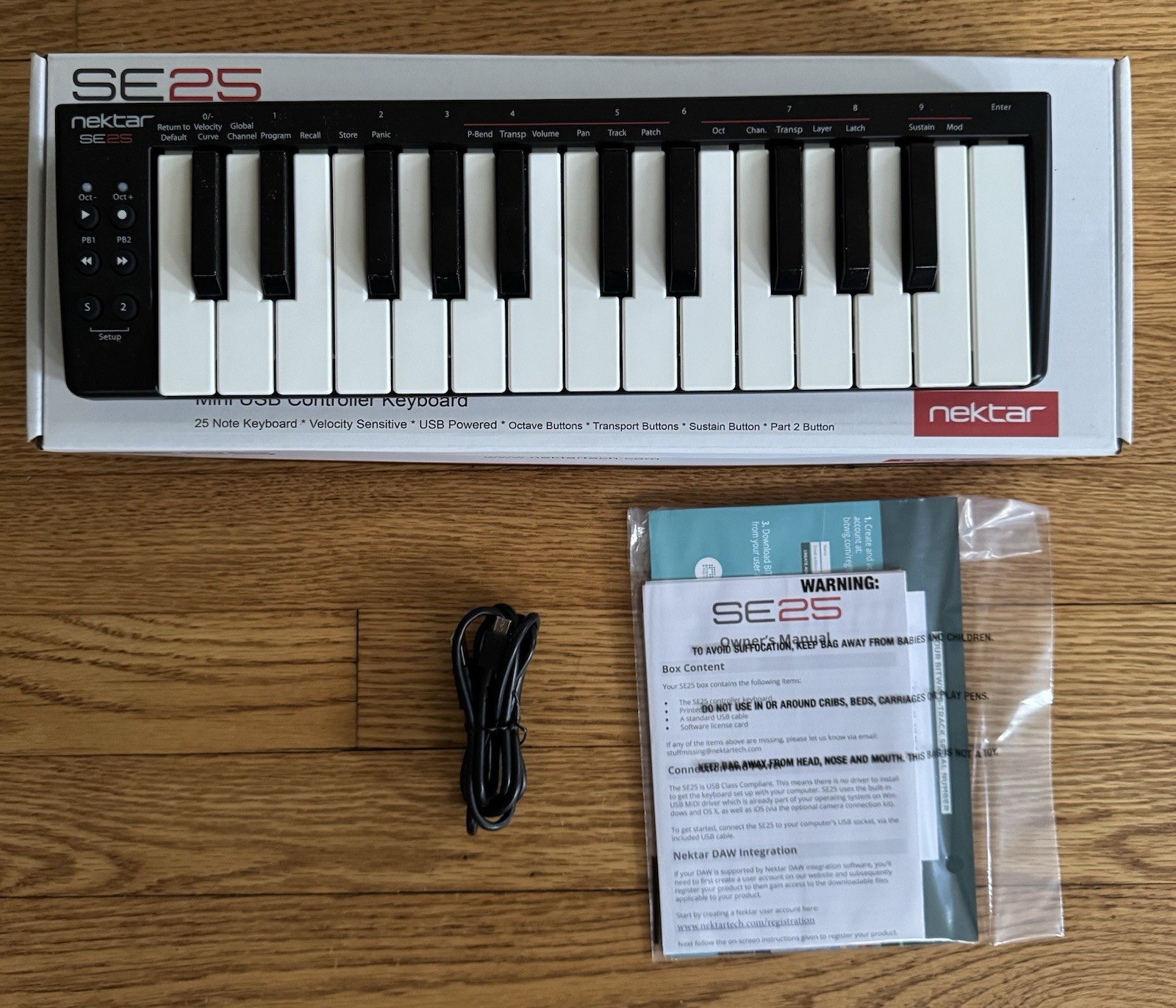 Nektar SE25 Mini USB Midi Keyboard