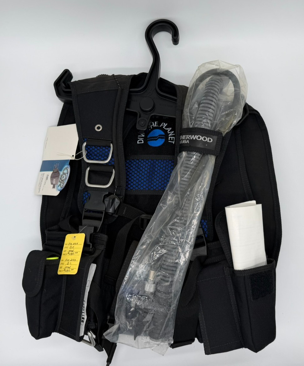 Sherwood Scuba Freedom CQR BCD Size Medium - Dive The Planet Edition - NEW/NOS