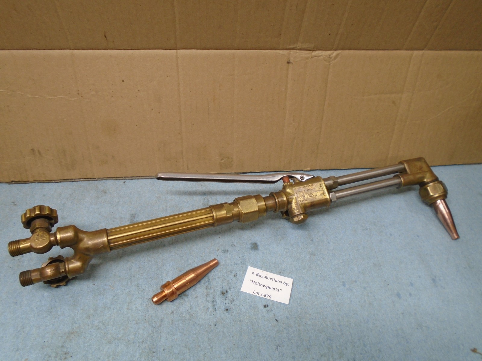 Victory 315C Oxy-Acetylene Cutting Torch Attachment w/ Handle  2-1-101 Tips J879