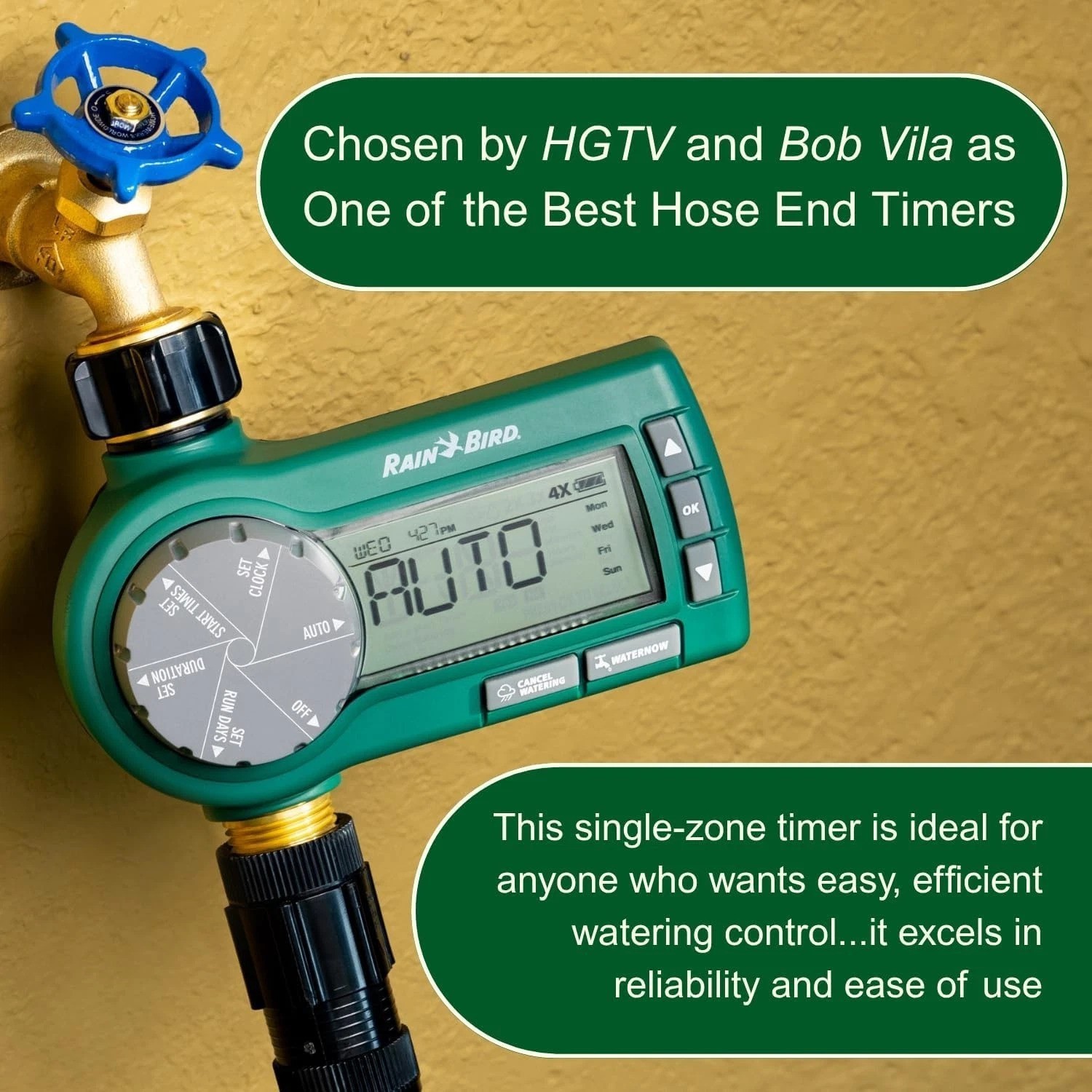 1ZEHTMRP Professional Grade Electronic Digital Hose End Timer/Controller, On...