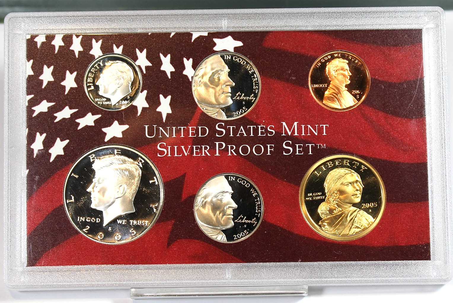 2005 Partial Silver US Mint issued Proof Set !!