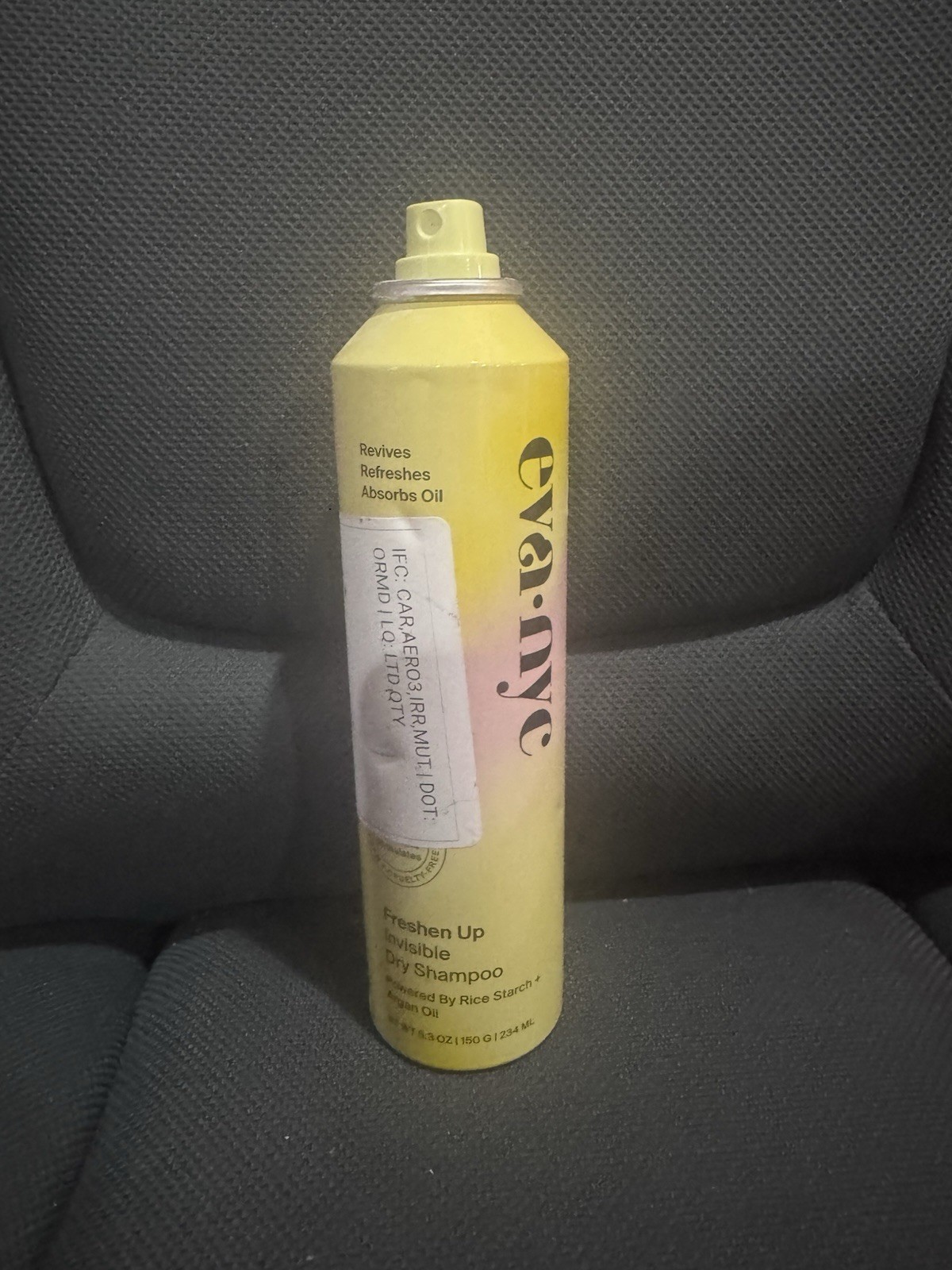 Eva NYC Freshen Up Invisible Dry Shampoo - 5.3oz Brand New Bottle Missing Cap