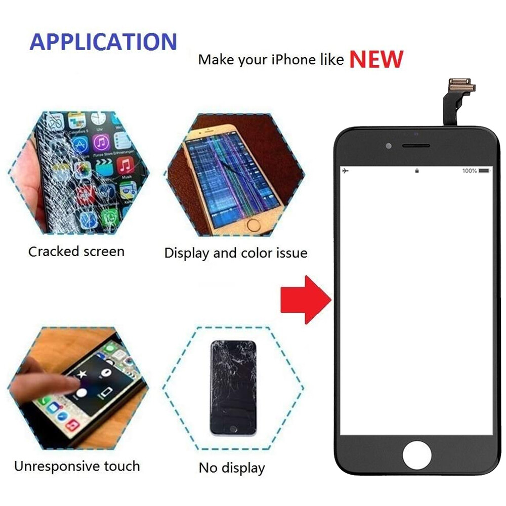 For iPhone 6 6S Plus 5 5S 5C SE 2020 LCD Touch Display Screen Replacement Tools