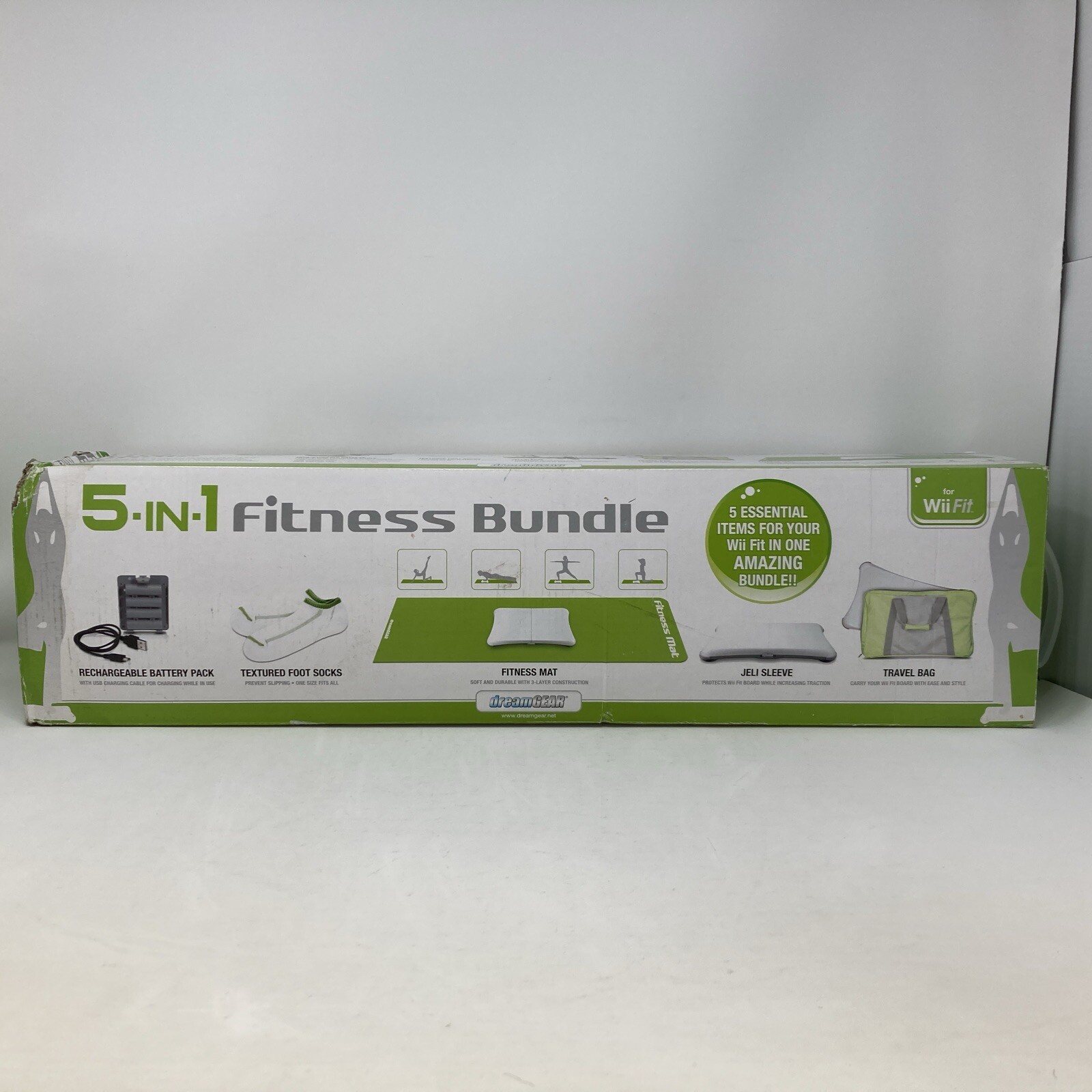 Dream Gear 5-in-1 Fitness Bundle For Nintendo Wii Fit Sealed