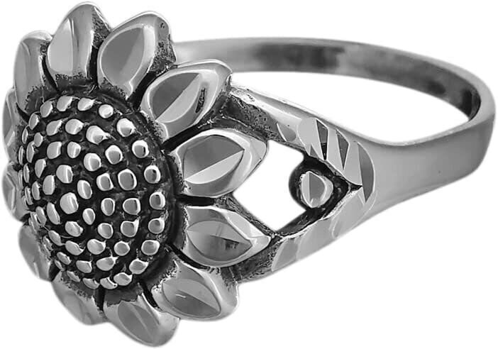 Full Bloom Sunflower Ring size