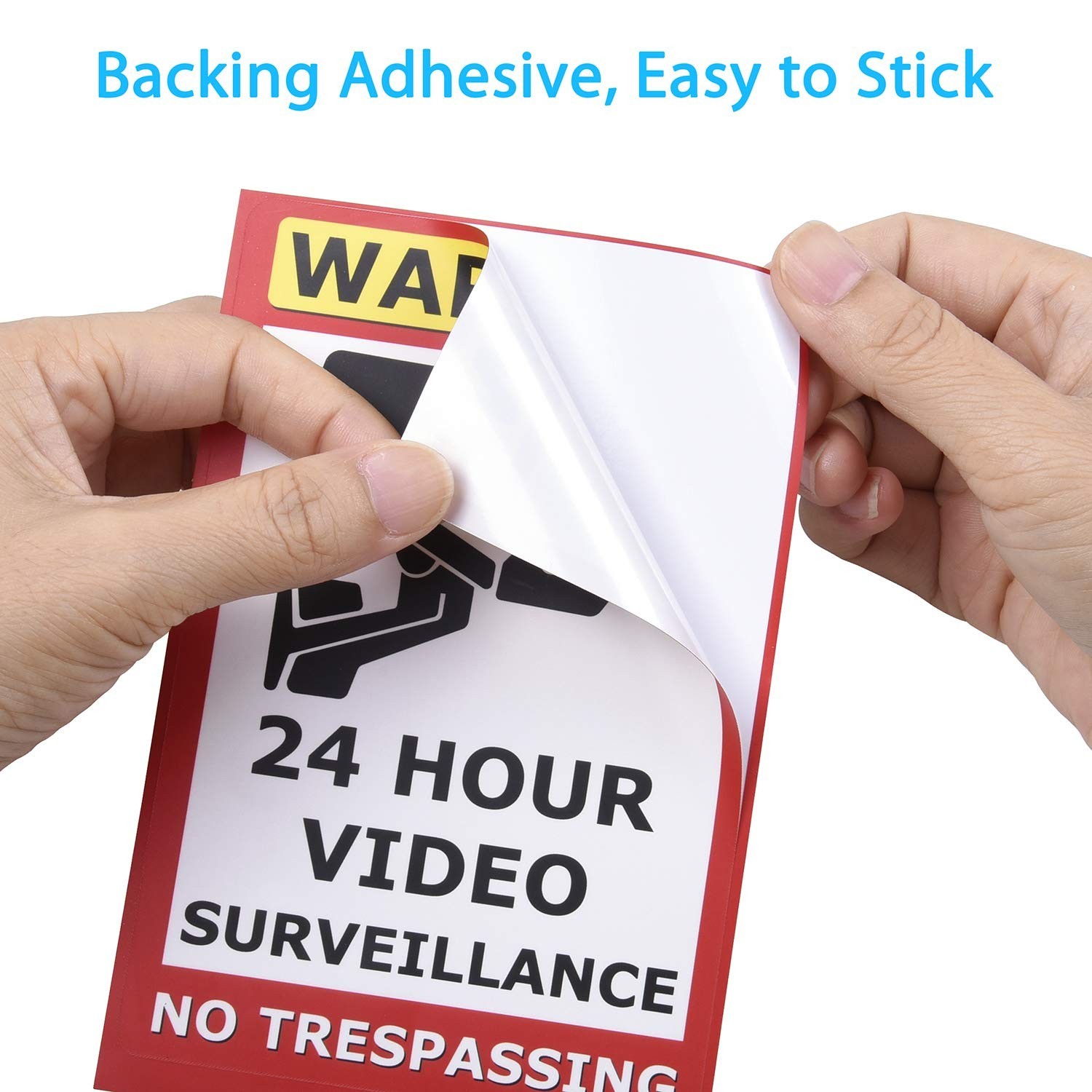 UV Resistant 10 Pack Video Surveillance Signs - Secure Your Property Effectively