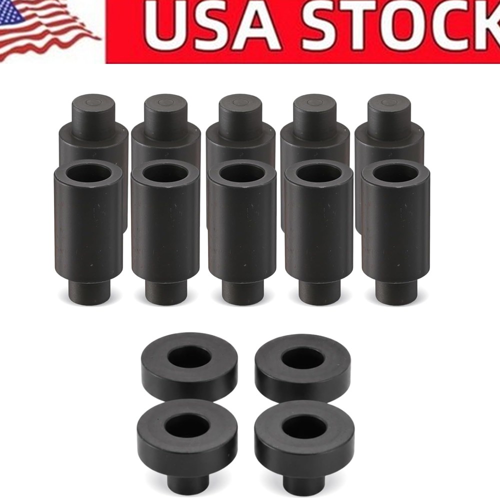 5/8 in Welding Table Locating Pin Kit | 14pcs, 10 Tall Pins, 4 Short Pieces, New