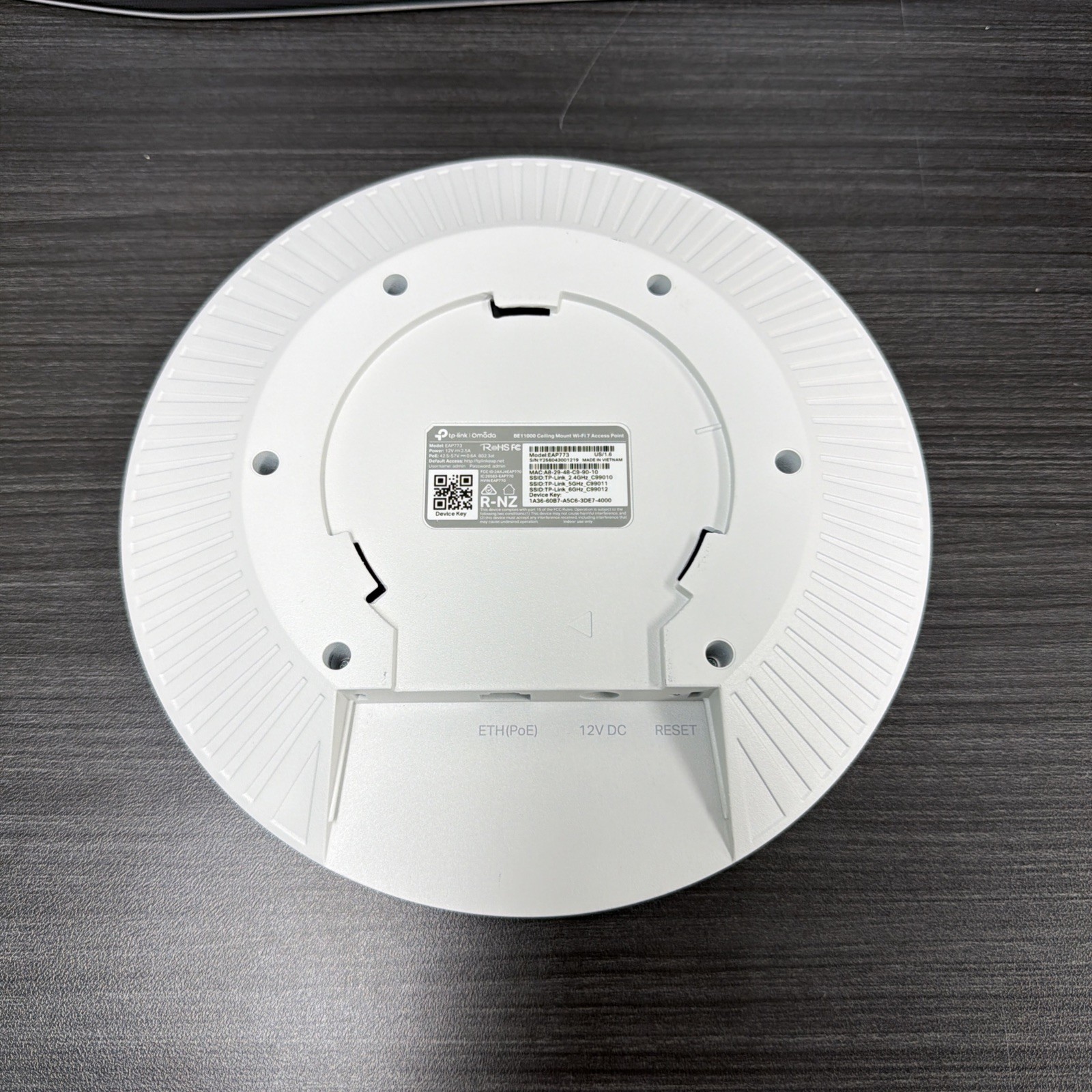 TP-Link EAP773 | BE11000 Omada Wireless Tri-Band Wi-Fi 7 Access Point