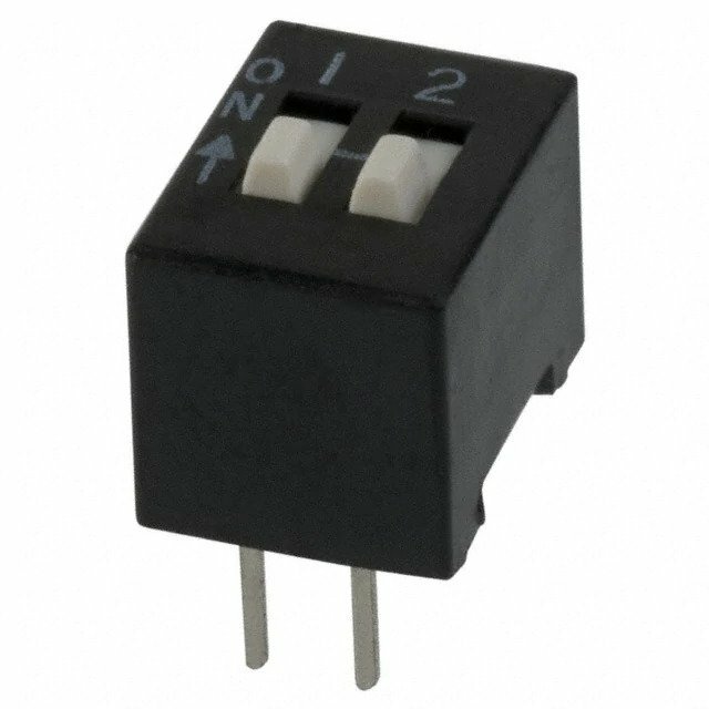 50pcs 2POS SWITCH SLIDE DIP SPST 50MA 24V CTS Electrocomponents P/N 208-2