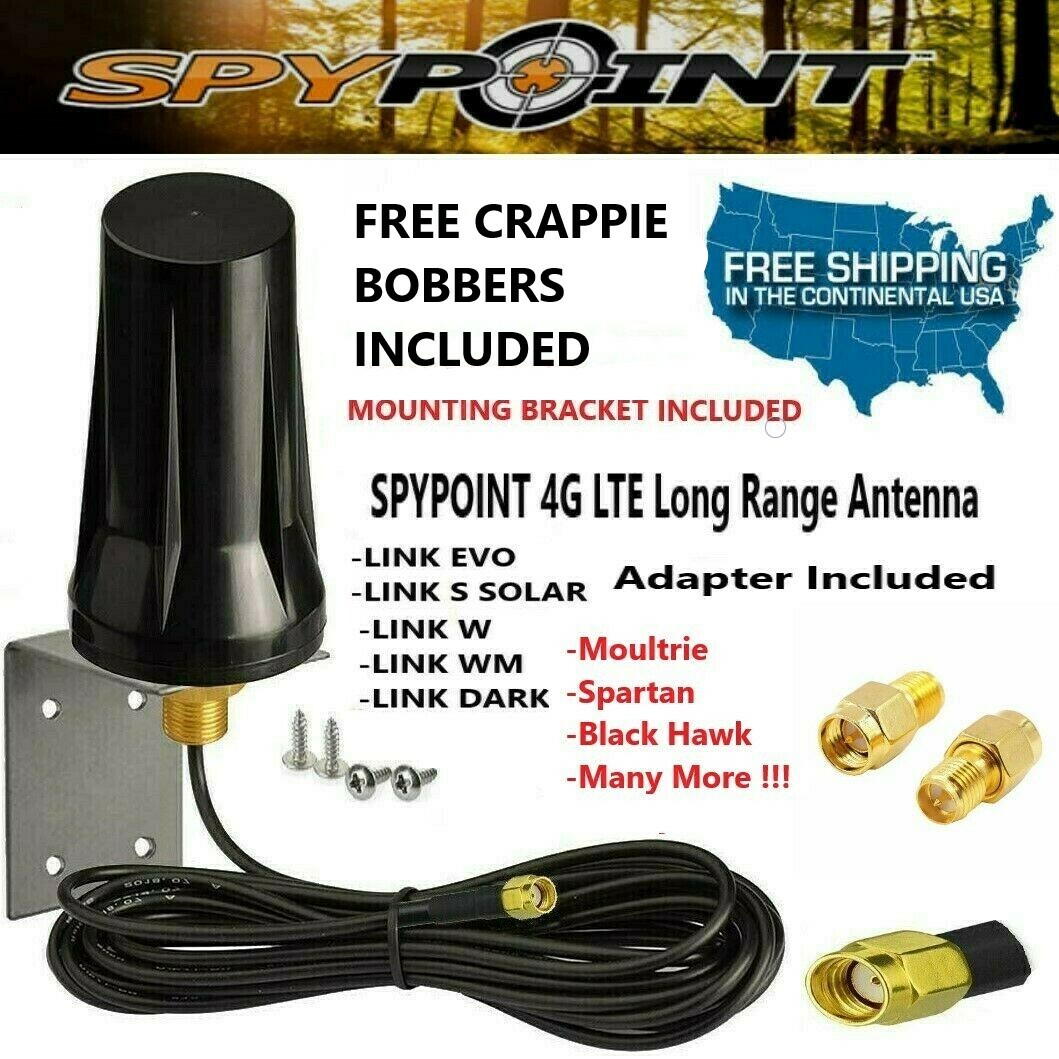 Spypoint Long Range Antenna Covert Blackhawk Solar Cellular RG 58 Cable