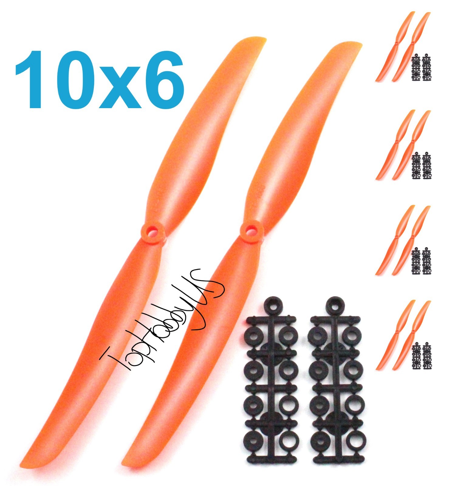 10PCS EP 1060 (10x6) RC Airplane Electric Direct Drive Propeller  US SELLER/SHIP