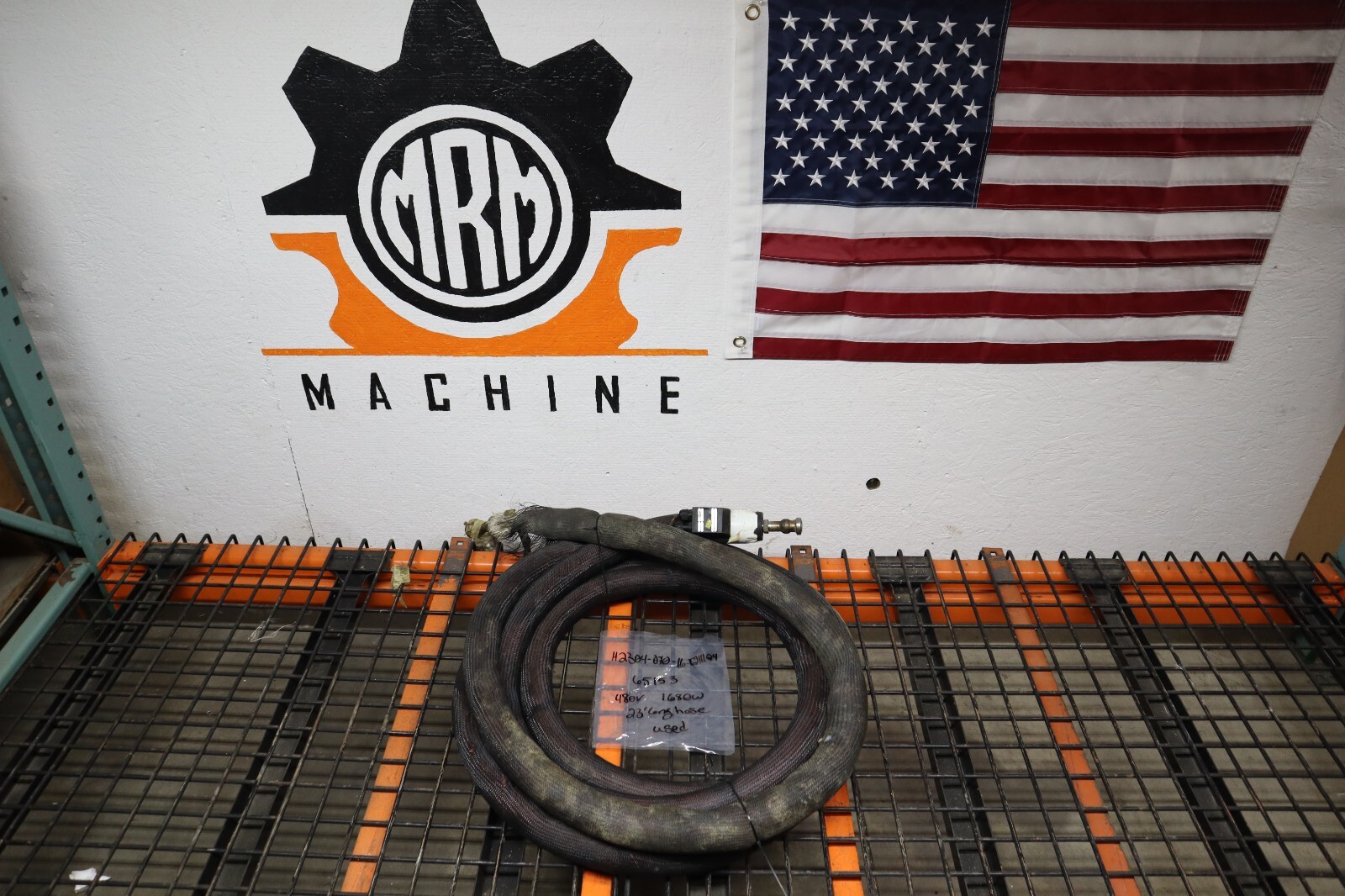 H2304-070-16-T21 11Q4 480V 1680W Glue Head With 23' Long Hose Used See All Pics