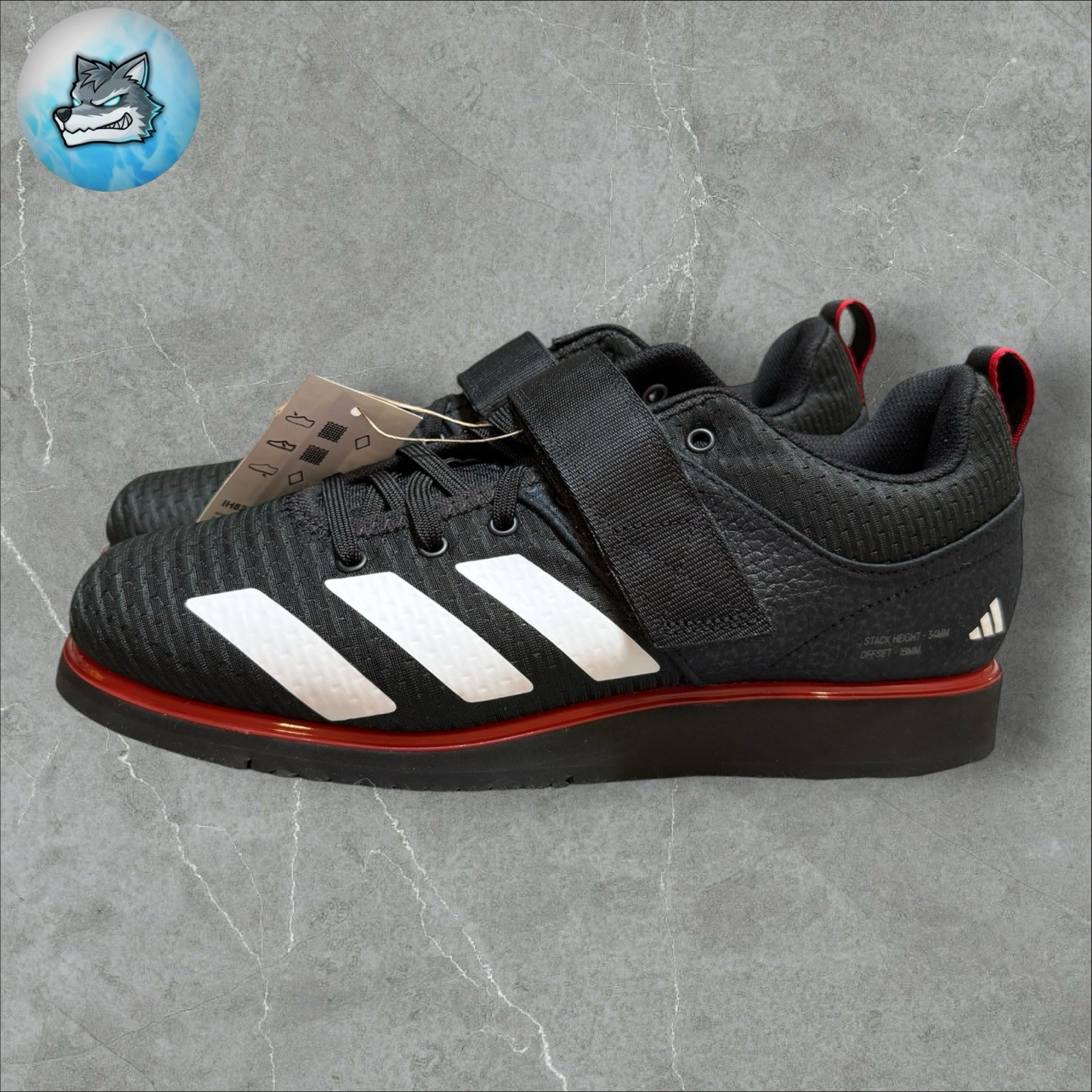 Adidas Powerlift 5 Weightlifting Men's Shoes Size 7 US Sneakers IH8238 Black
