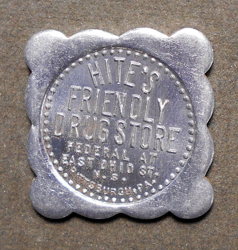Pittsburgh Pa., Hite’s Friendly Drug Store, Federal At East Ohio, N.S.   Good F