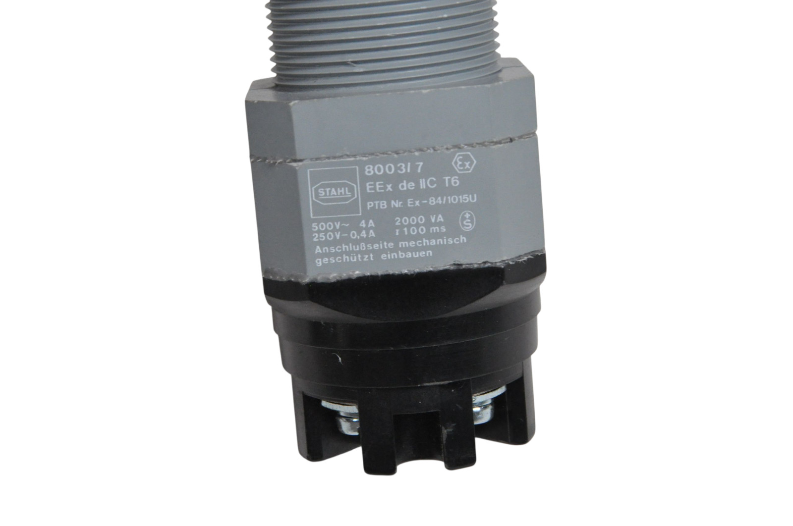 STAHL explosion protection, switch 8003, 8003/7AS-027, ATEX IECEx