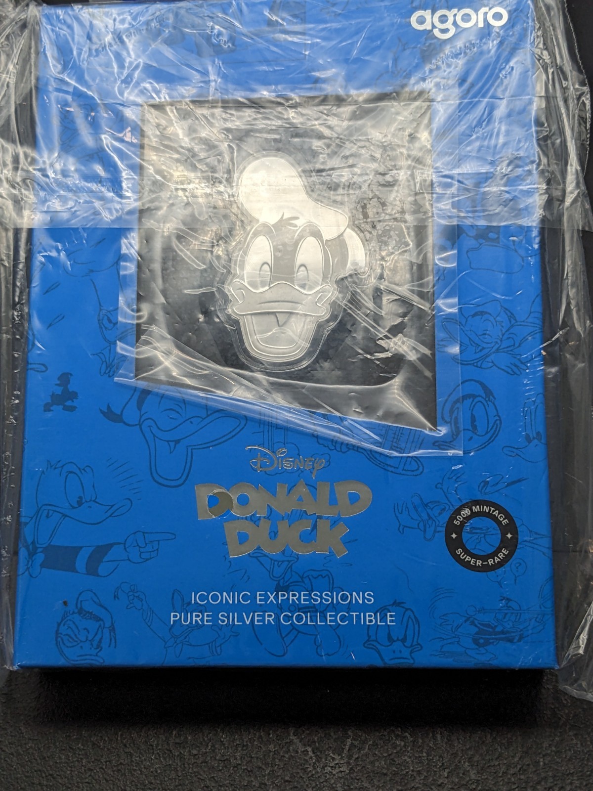 2026 Agoro -Donald Duck 1/2 Oz Pure Silver CollectibleCoin Disney