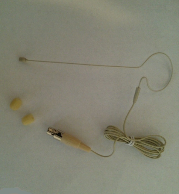 Earset Headset Microphone MIc Tan for Shure Wireless Systems BLX14