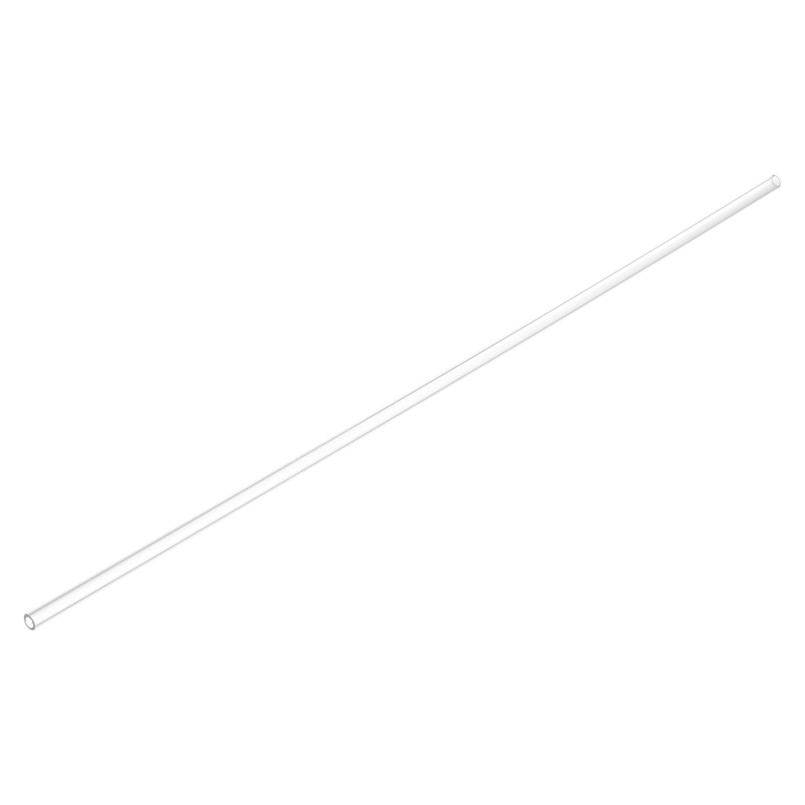 Clear Rigid Tubing 3mm x 5mm x 1Ft Length Round Plastic Polycarbonate Tube