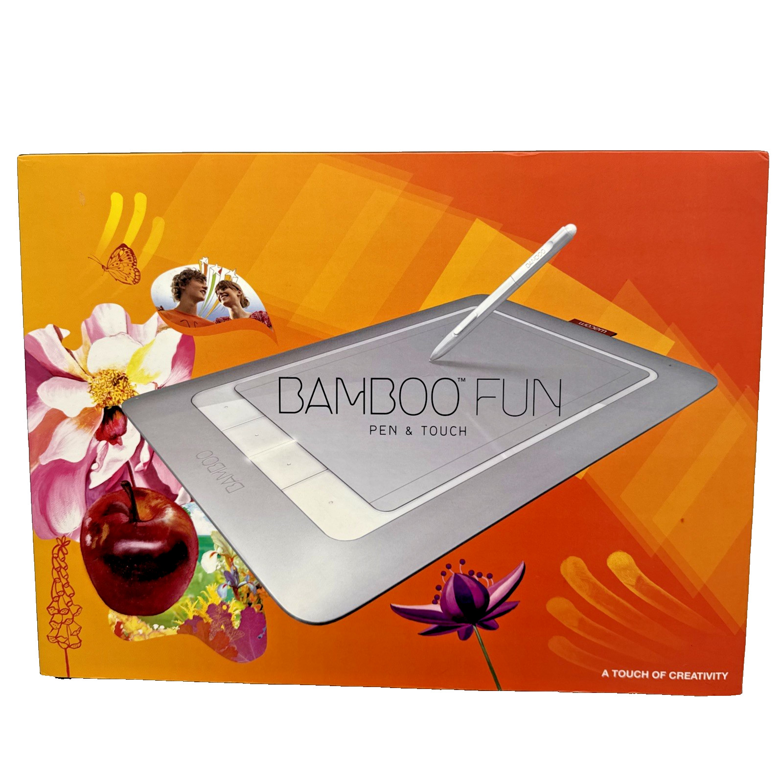 Wacom Bamboo Fun Pen & Touch Tablet CTH-661 USB w/ Box Manuals & Software