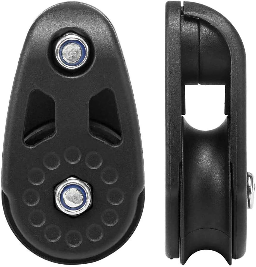 Kayak Pulley Kit,Heavy Duty Kayak Slide Rail Anchor Trolley Kit Pulley Blocks Sh