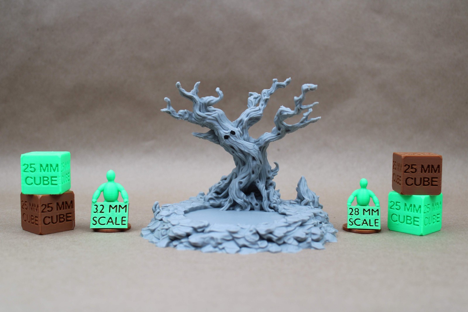 Tabletop Terrain Magical Gnarled Tree Gazing Scrying Pool 28mm skirmish rpg warg