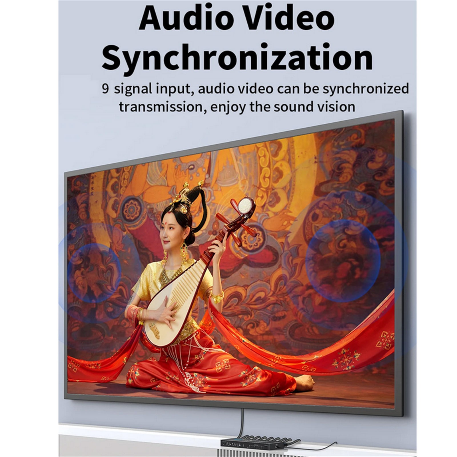4K30hz 9x1 HDMI-Compatible Multiviewer 1080P Screen Multi Viewer Seamless Switch