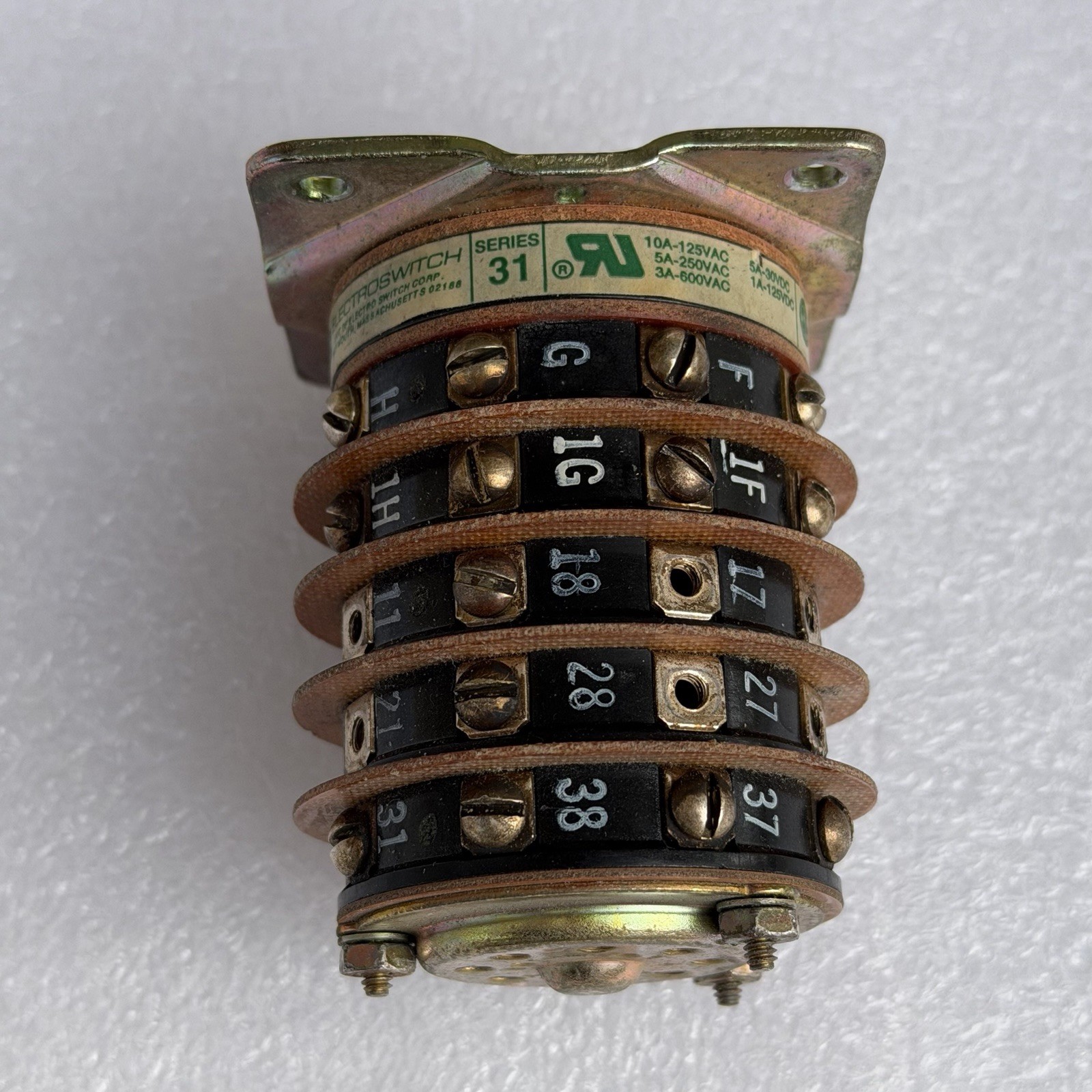 Electroswitch Series 31 31903NP Rotary Switch Surplus Spare Old Stock