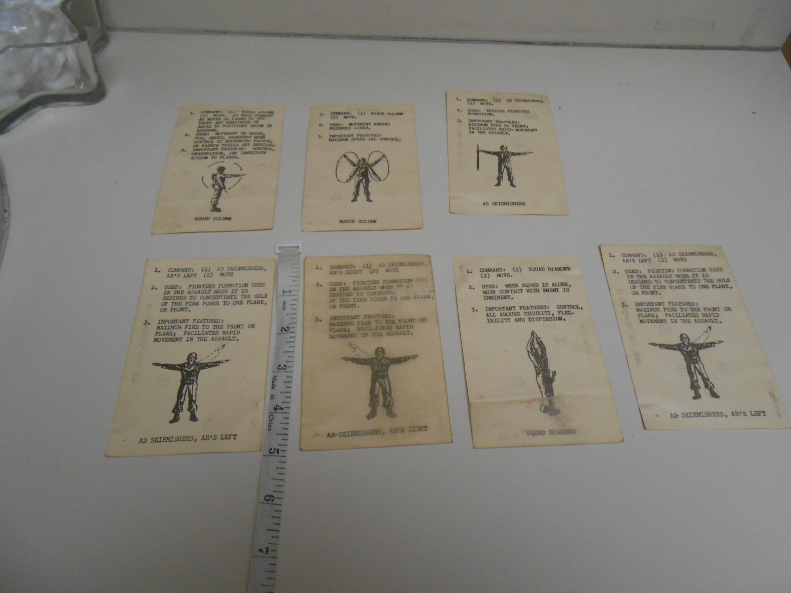 325 Air (Airborne Infantry) 7 Card Squad Formations