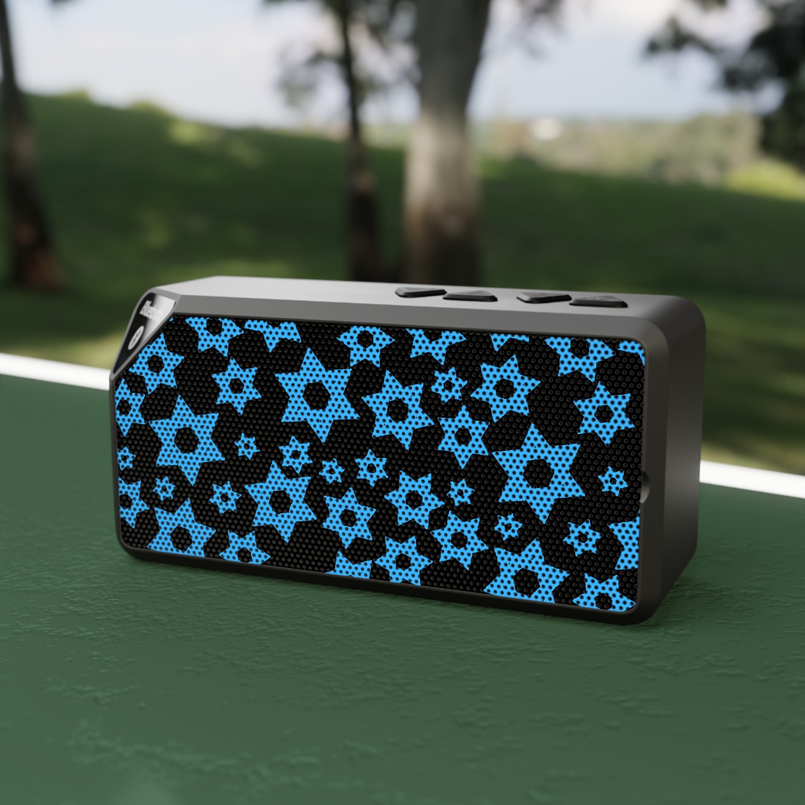 Star of David Bluetooth Speaker — Portable Mini | 33ft + Aux, 2h Battery