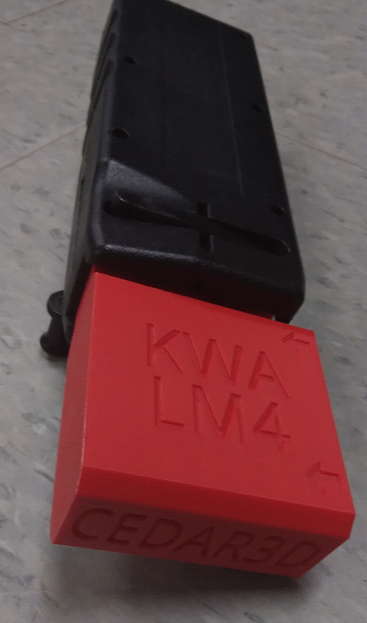 KWA LM4 GBBR Airsoft Odin Speedloader Adapter (Red)