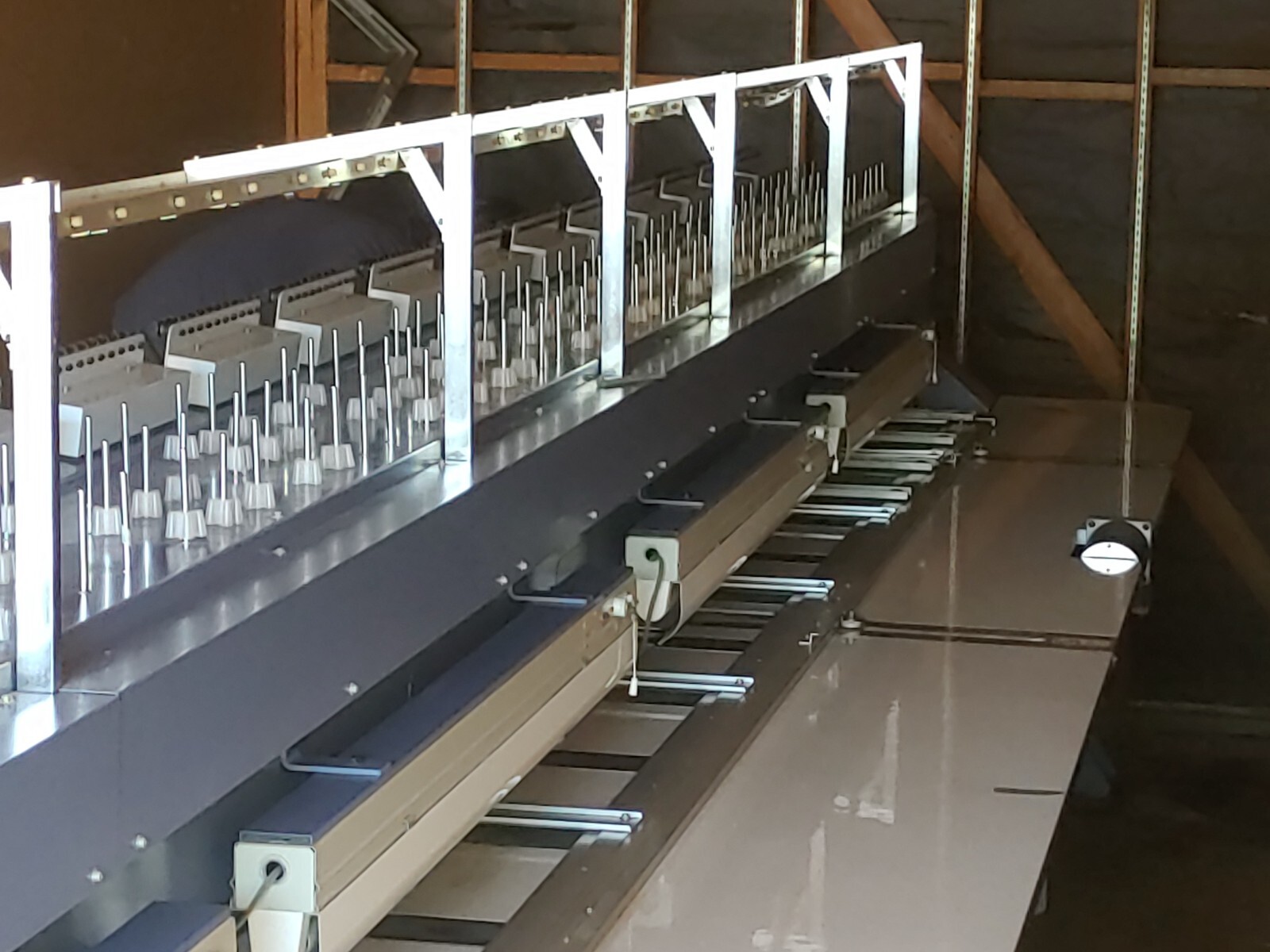 Happy 16 Head 10 needle commercial embroidery machine.
