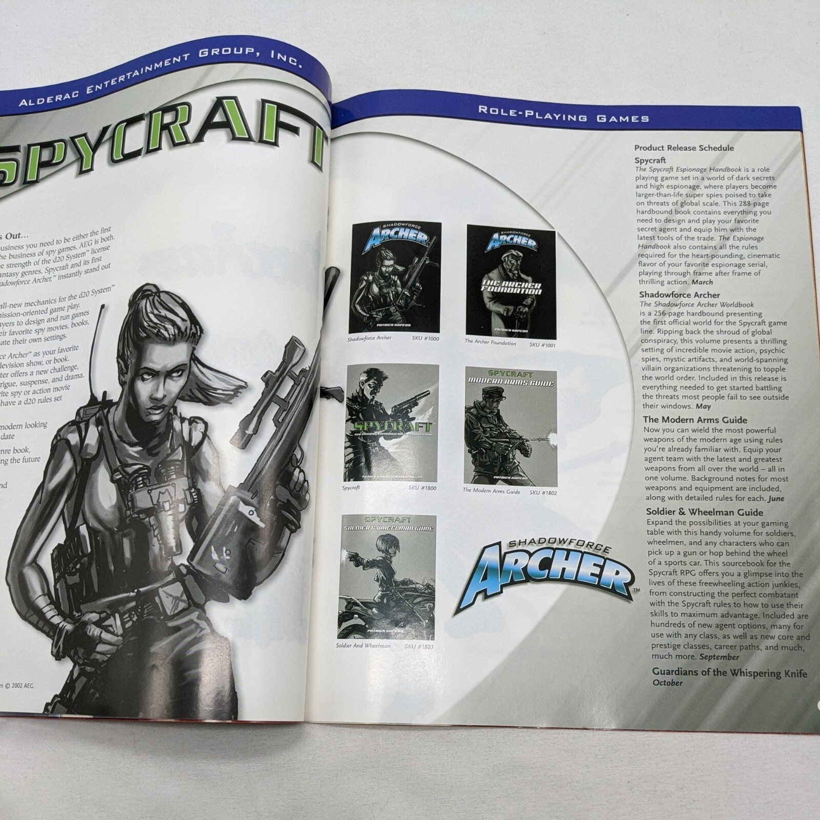 AEG 2002 Product Guide Catalog