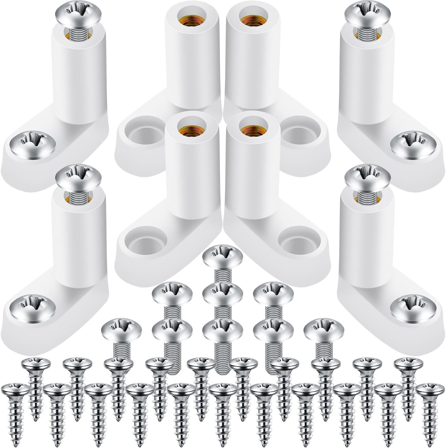 80 PCB Board Mounting Feet L Shape Insulated PCB Spacer Plastic L Type PCB Feet